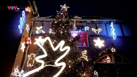Ngôi nhà Giáng sinh với hàng ngàn ngọn đèn bị ảnh hưởng do đại dịch