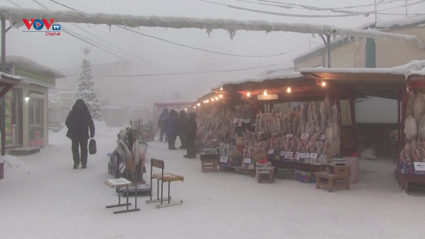 Người dân vùng Viễn Đông Nga thích ứng với giá lạnh -50 độ C