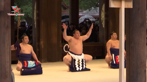 Nhật Bản: Đấu vật sumo chào đón năm mới