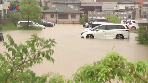Nhật Bản hứng chịu đợt mưa lớn kỷ lục trong vòng 100 năm qua