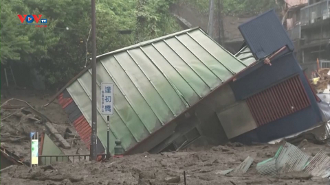 Nhật Bản khẩn trương đối phó với vụ lở đất nghiêm trọng 