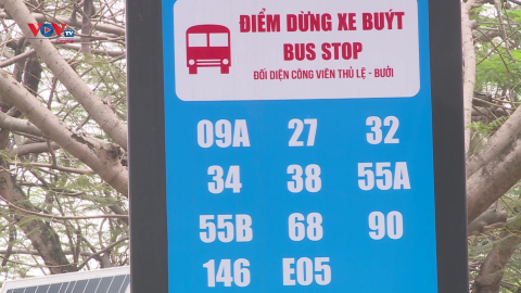 Những điểm dừng chờ xe buýt theo tiêu chuẩn châu Âu ở Hà Nội