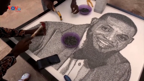 Nigeria: Tạo chân dung bằng đinh và búa