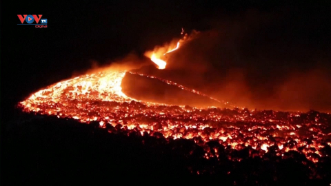 Núi lửa Pacaya của Guatemala lại phun trào 