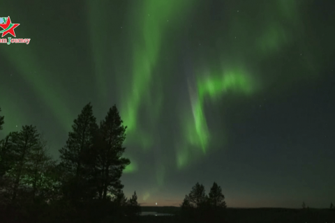 Phần Lan: Hiện tượng Bắc cực quang đẹp như cổ tích