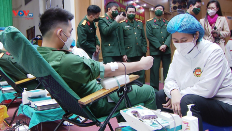 Phát động phong trào hiến máu tình nguyện trong tuổi trẻ quân đội năm 2022