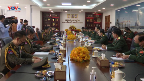 Quân đội Việt Nam - Campuchia tăng cường hợp tác