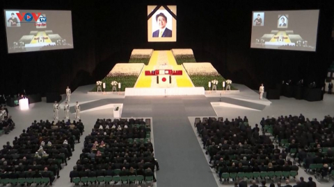Quốc tang cố Thủ tướng Abe diễn ra trang trọng, xúc động