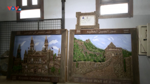 Syria: Các tác phẩm nghệ thuật 3D từ hạt ô liu