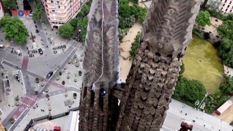 Tây Ban Nha: Lùi thời gian hoàn thành Vương cung thánh đường Sagrada Família vì đại dịch