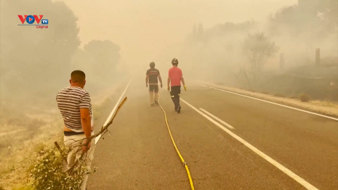 Tây Ban Nha nỗ lực khống chế đám cháy rừng lớn nhất năm
