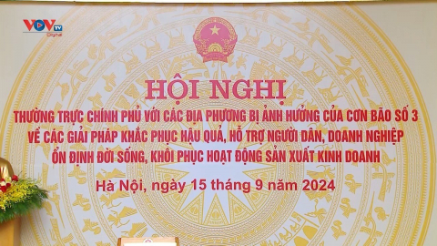 Thủ tướng Phạm Minh Chính chủ trì Hội nghị khắc phục hậu quả bão số 3