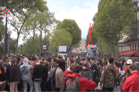 Thú vị cuộc diễu hành âm nhạc Techno ở Pháp