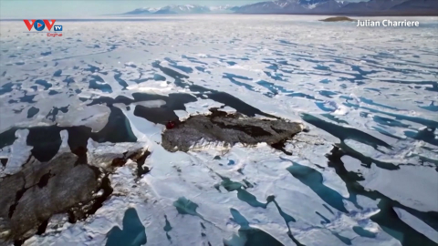 Tình cờ phát hiện hòn đảo mới ở cực Bắc của Trái Đất
