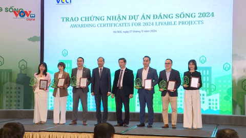 Trao chứng nhận Dự án đáng sống 2024