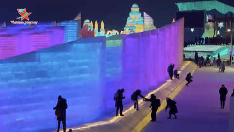 Trung Quốc: Khai mạc lễ hội băng tuyết Cáp Nhĩ Tân