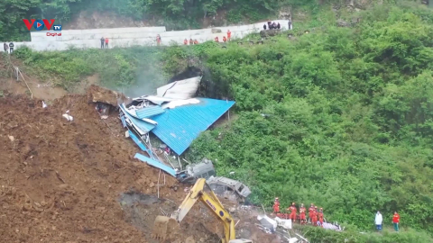 Lở núi khiến 19 người thiệt mạng ở Tứ Xuyên, Trung Quốc